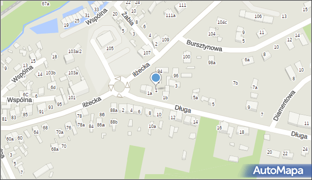 Starachowice, Długa, 1, mapa Starachowic