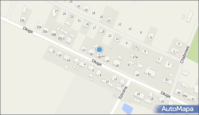 Stare Oborzyska, Długa, 41, mapa Stare Oborzyska