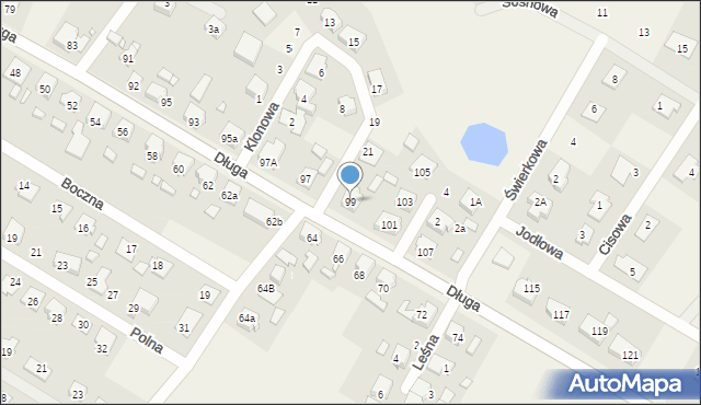 Stare Oborzyska, Długa, 99, mapa Stare Oborzyska