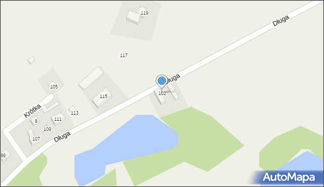 Starzyński Dwór, Długa, 102, mapa Starzyński Dwór