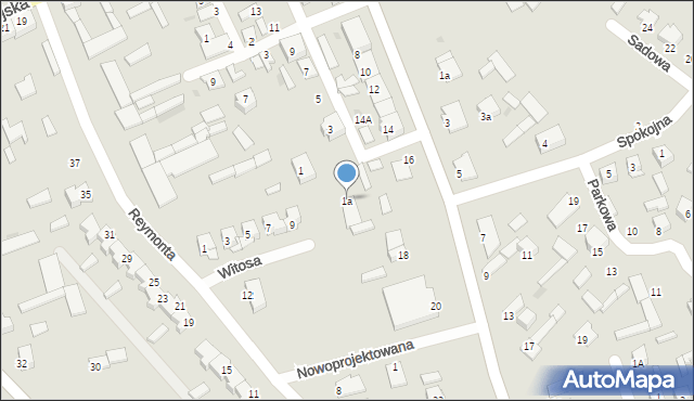 Stawiski, Długa, 1a, mapa Stawiski