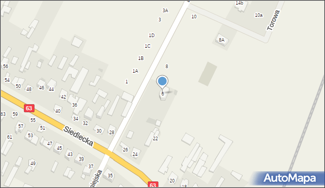 Strzała, Długa, 6, mapa Strzała