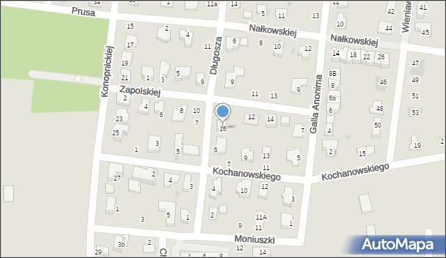 Strzelin, Długosza Jana, 16, mapa Strzelin