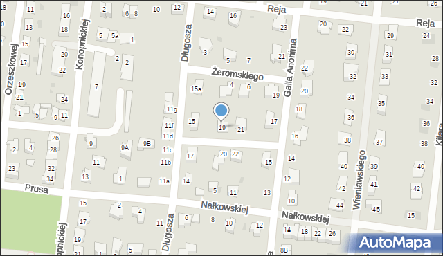 Strzelin, Długosza Jana, 19, mapa Strzelin