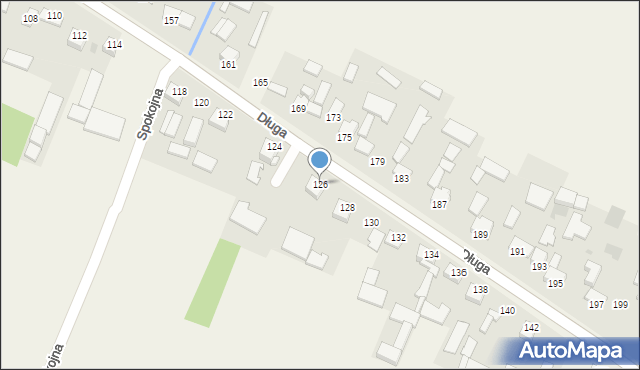 Sucha, Długa, 126, mapa Sucha