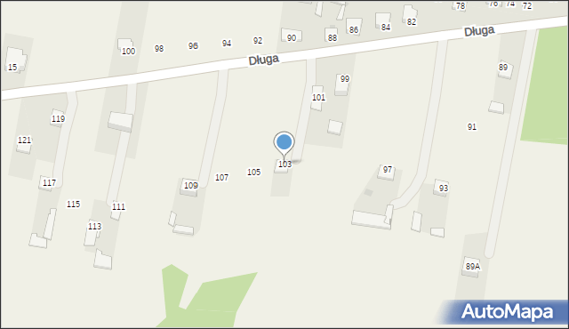 Sulbiny, Długa, 103, mapa Sulbiny