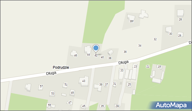 Sulbiny, Długa, 42, mapa Sulbiny