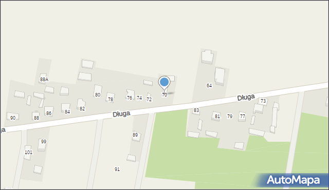 Sulbiny, Długa, 70, mapa Sulbiny