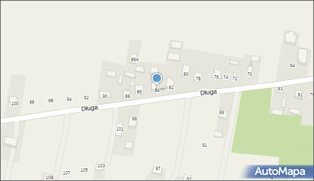 Sulbiny, Długa, 84, mapa Sulbiny