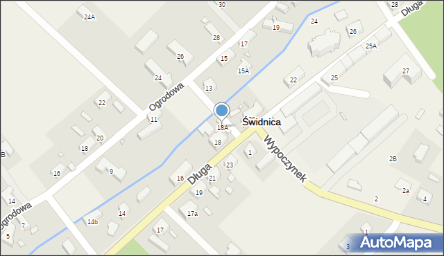 Świdnica, Długa, 18A, mapa Świdnicy