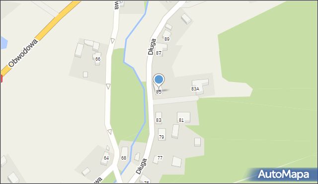 Świdnica, Długa, 85, mapa Świdnicy