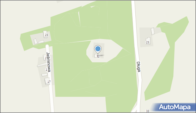 Świercze, Długa, 32, mapa Świercze