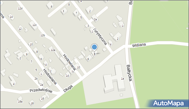 Szczecin, Długa, 6, mapa Szczecina