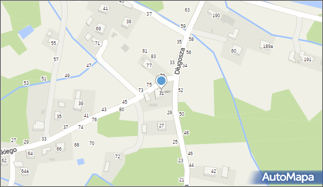 Szczepanów, Długosza Jana, 31, mapa Szczepanów