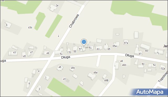 Szczepanów, Długa, 59, mapa Szczepanów