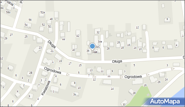 Szczyglice, Długa, 34b, mapa Szczyglice