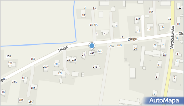 Szewce, Długa, 24a, mapa Szewce