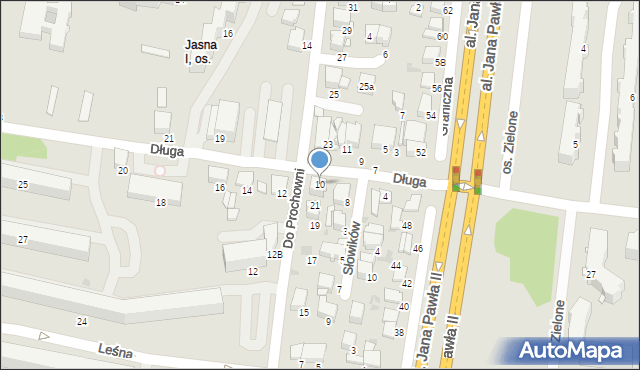 Tarnów, Długa, 10, mapa Tarnów