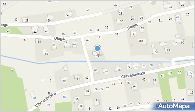 Tenczynek, Długa, 45, mapa Tenczynek