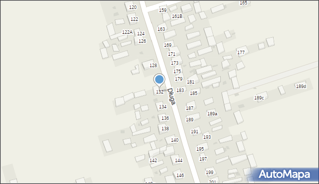 Tereszpol-Zaorenda, Długa, 132, mapa Tereszpol-Zaorenda