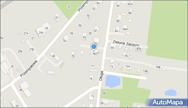 Tłuszcz, Długa, 79, mapa Tłuszcz