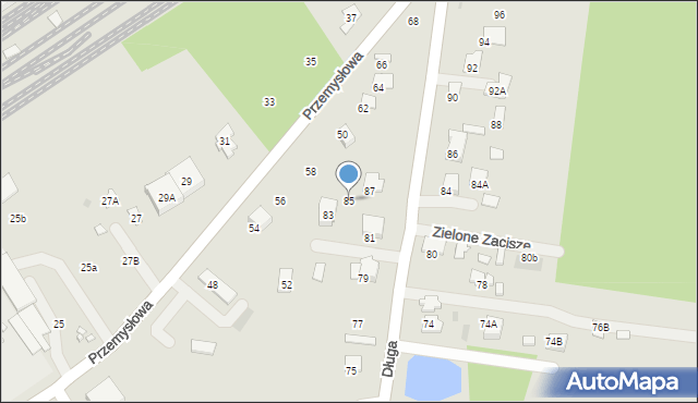 Tłuszcz, Długa, 85, mapa Tłuszcz