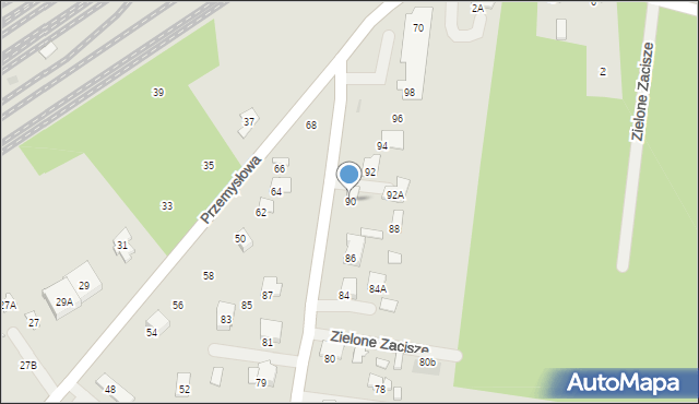 Tłuszcz, Długa, 90, mapa Tłuszcz