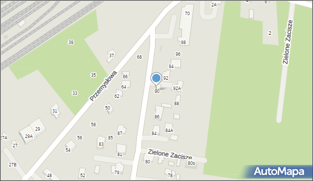 Tłuszcz, Długa, 90a, mapa Tłuszcz