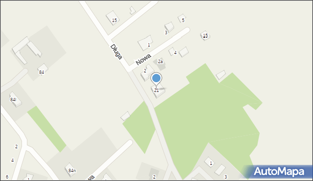 Tobolice, Długa, 21, mapa Tobolice