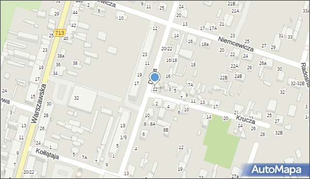 Tomaszów Mazowiecki, Długa, 12, mapa Tomaszów Mazowiecki