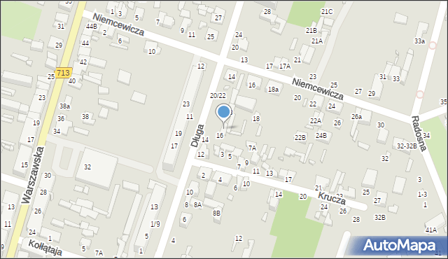 Tomaszów Mazowiecki, Długa, 18, mapa Tomaszów Mazowiecki