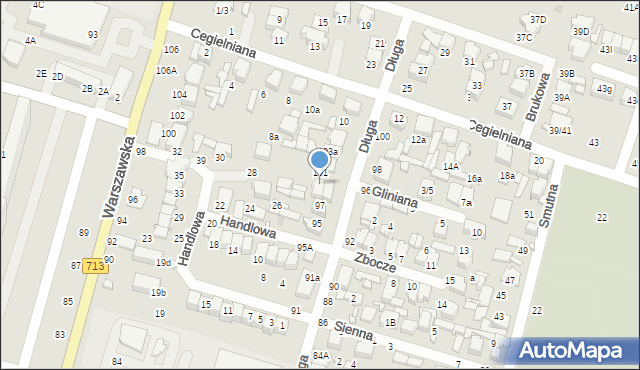 Tomaszów Mazowiecki, Długa, 99, mapa Tomaszów Mazowiecki