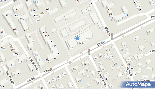 Toruń, Długa, 29, mapa Torunia