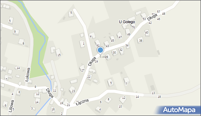 Trzebinia, Długa, 26, mapa Trzebinia