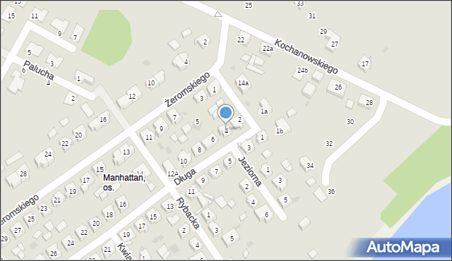 Trzemeszno, Długa, 4, mapa Trzemeszno