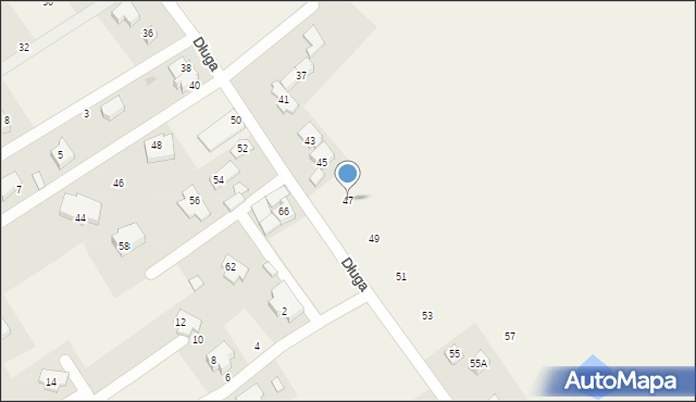 Tuchom, Długa, 47, mapa Tuchom