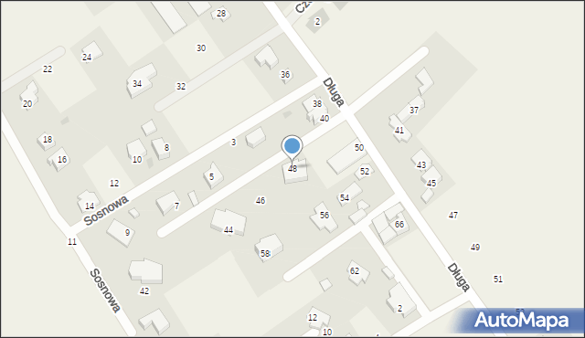 Tuchom, Długa, 48, mapa Tuchom