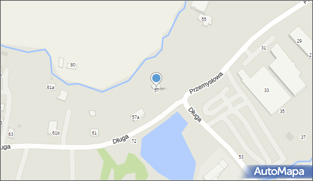 Tuchów, Długa, 57, mapa Tuchów