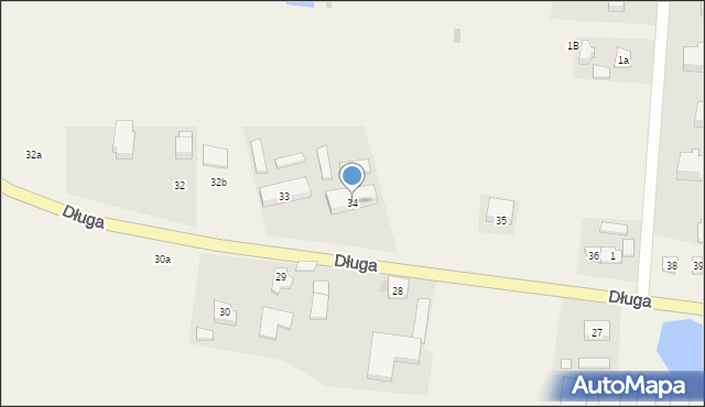 Turze, Długa, 34, mapa Turze