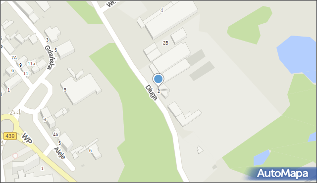 Twardogóra, Długa, 2, mapa Twardogóra