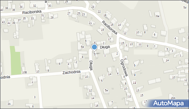 Tworków, Długa, 3, mapa Tworków