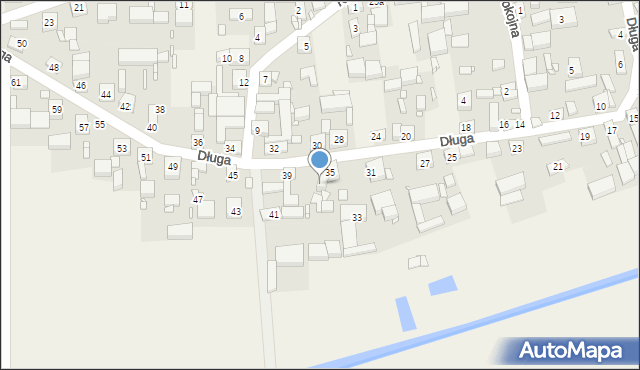 Uciechów, Długa, 37, mapa Uciechów