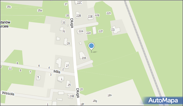 Ustanów, Długa, 20c, mapa Ustanów