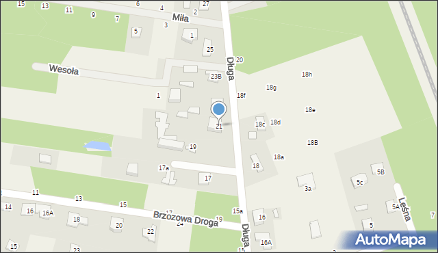 Ustanów, Długa, 21, mapa Ustanów