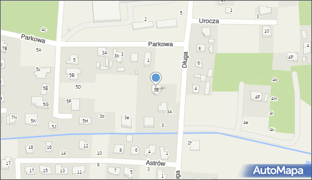 Ustanów, Długa, 3B, mapa Ustanów