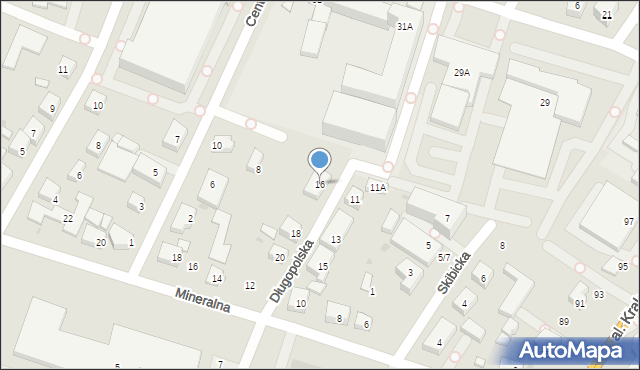 Warszawa, Długopolska, 16, mapa Warszawy