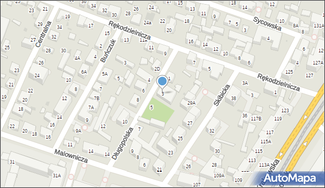 Warszawa, Długopolska, 3, mapa Warszawy