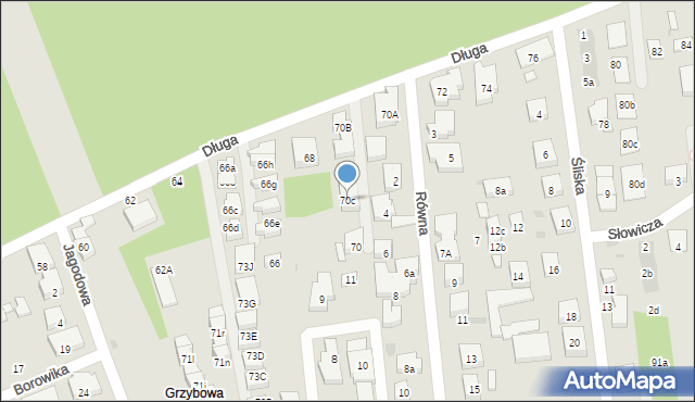 Warszawa, Długa, 70c, mapa Warszawy