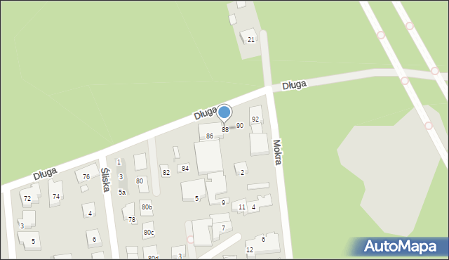Warszawa, Długa, 88, mapa Warszawy