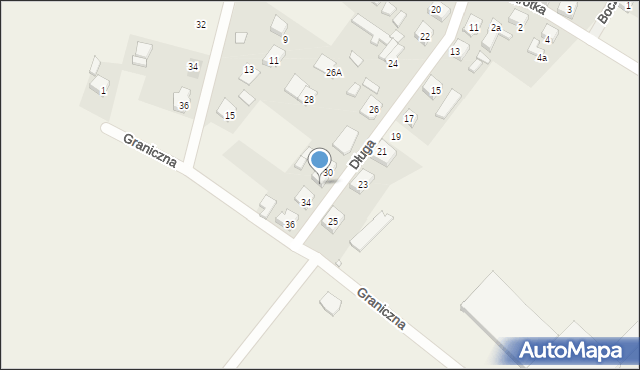 Widziszewo, Długa, 32, mapa Widziszewo
